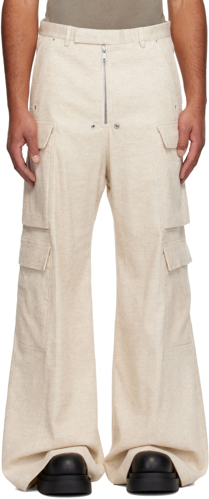 오프화이트 Concordians Tailored Cargobelas Cargo Pants 252232M188005