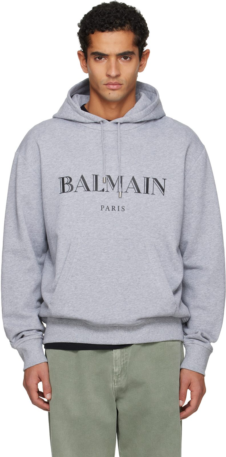 Gray [발망] Printed Hoodie 261251M202005