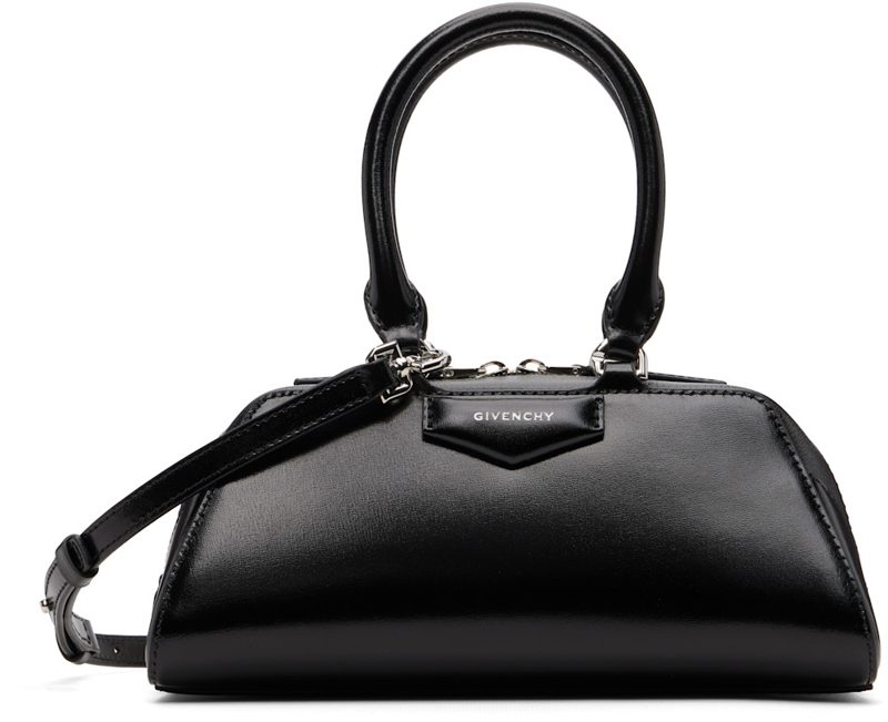 Black Mini Antigona East-West Bag 252278F046000