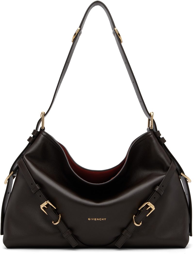 Brown Medium Voyou Bag 252278F048000