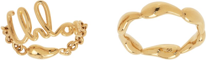 Gold The Chloe Iconic Ring Set 251338F024001