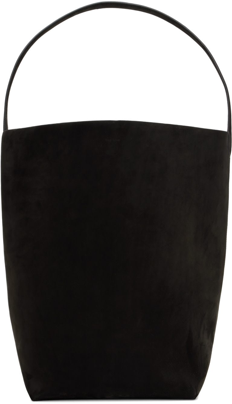 The Row Black Large N/S Park Tote 241359F049056
