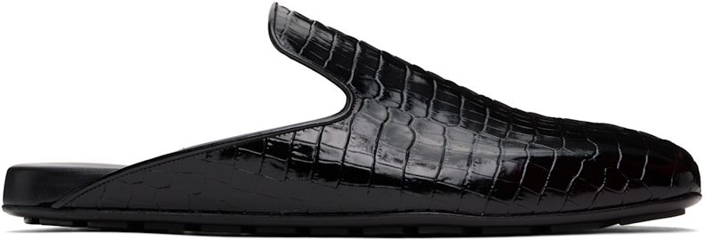 Black Roma Slippers 251798M231003