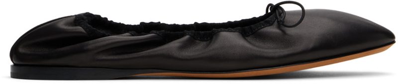 The Row Black Awar Ballerina Flats 242359F118014