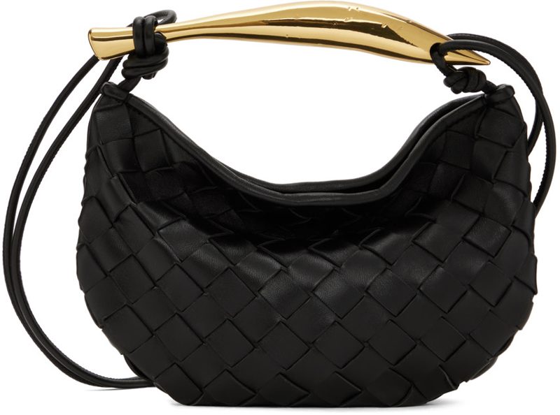 Black Mini Sardine Bag 241798F048021