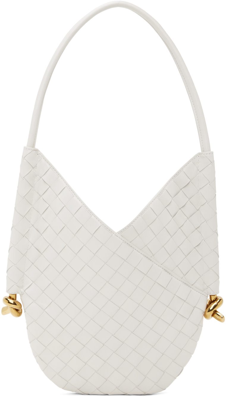 White Small Solstice Shoulder Bag 241798F048050