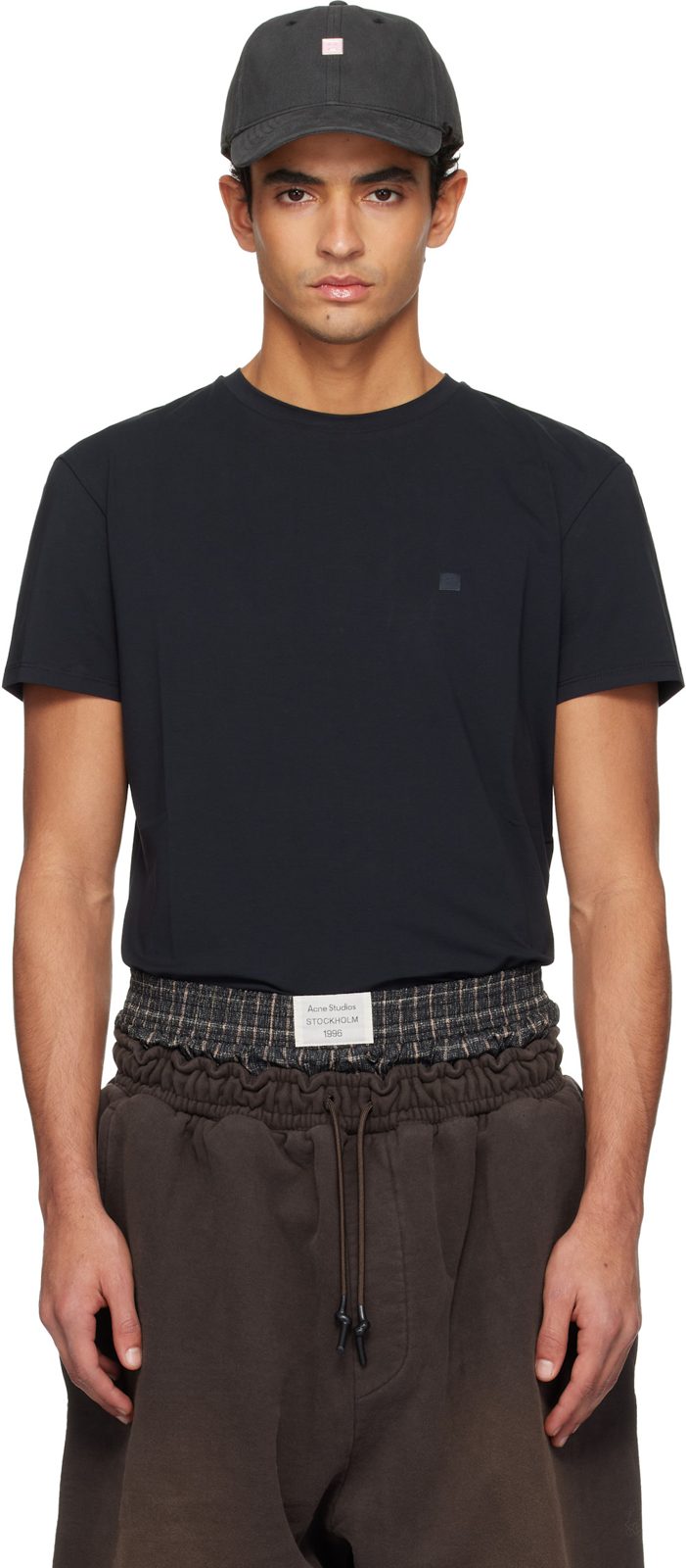 Black Regular Fit T-shirt 252129M213026