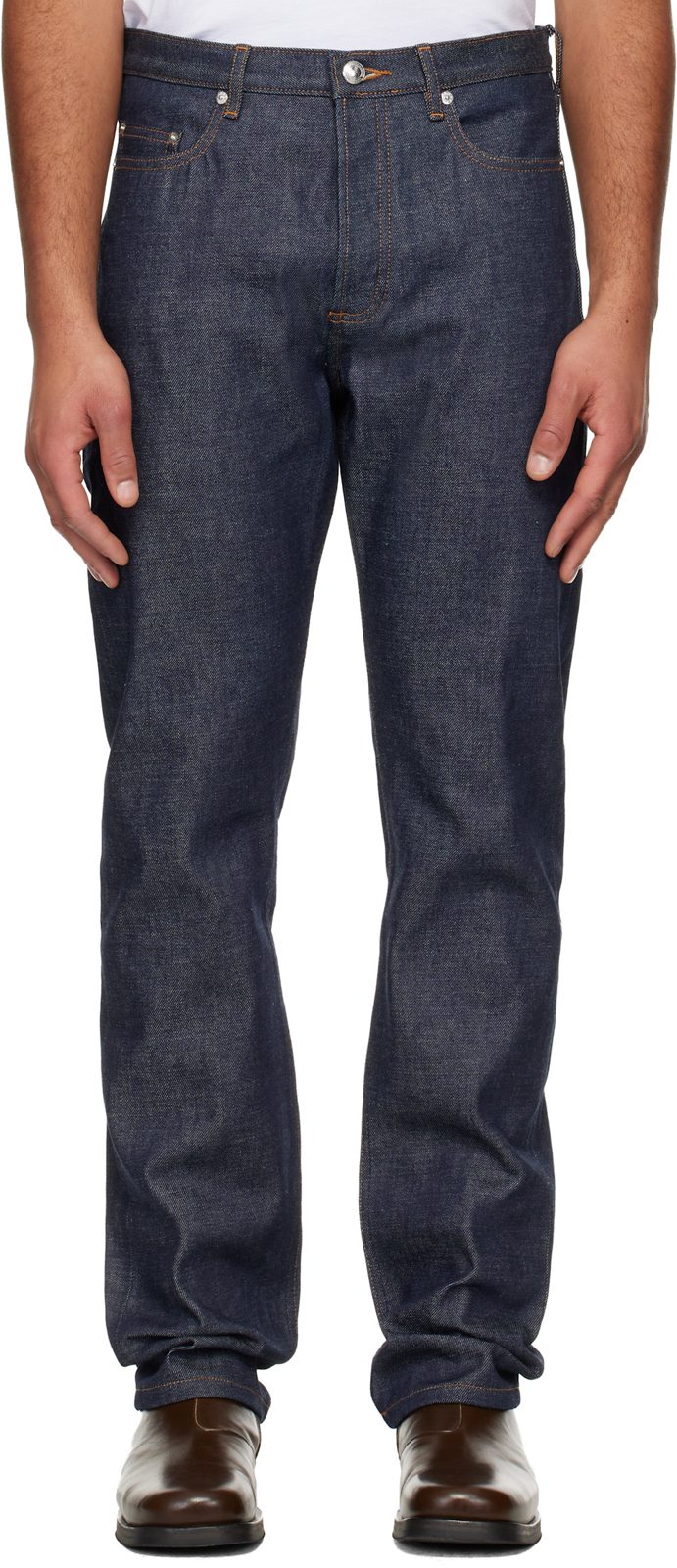 Navy Standard Jeans 261252M186016