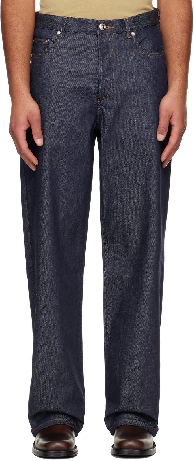 Navy Aaron Jeans 261252M186010