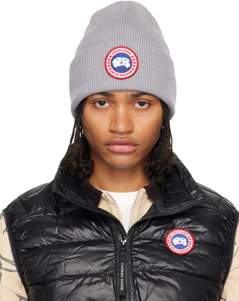 Gray Arctic Beanie 252014M138005