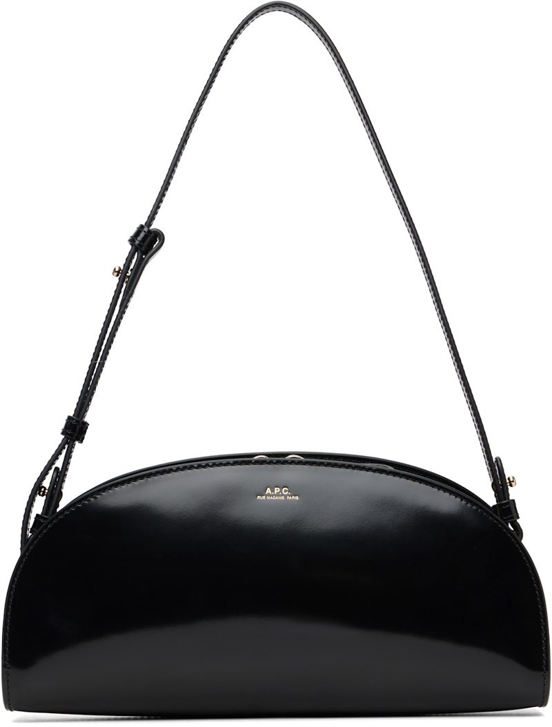 Black Demi-Lune Shoulder Bag 261252F048045