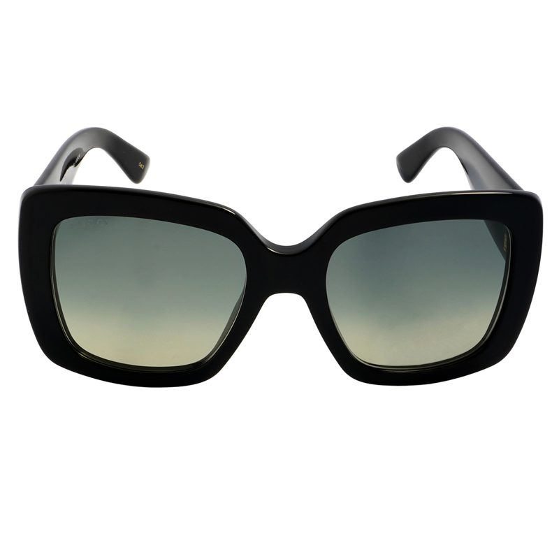 Grey Gradient Square Ladies Sunglasses GG0141SN 001 53