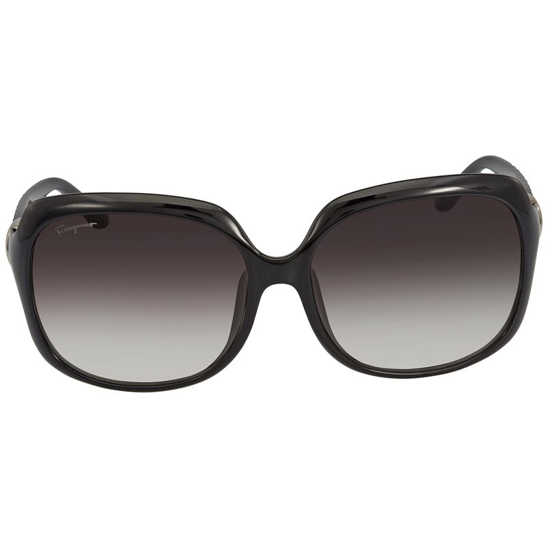 Salvatore Grey Gradient Square Ladies Sunglasses SF739SA 001 59