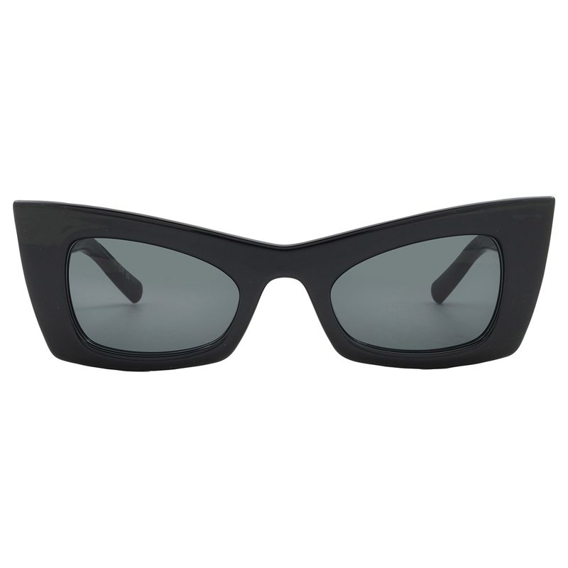 Black Cat Eye Ladies Sunglasses SL 702 001 49