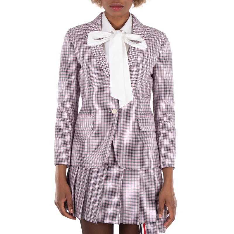 Ladies Small Check Cotton Jacket