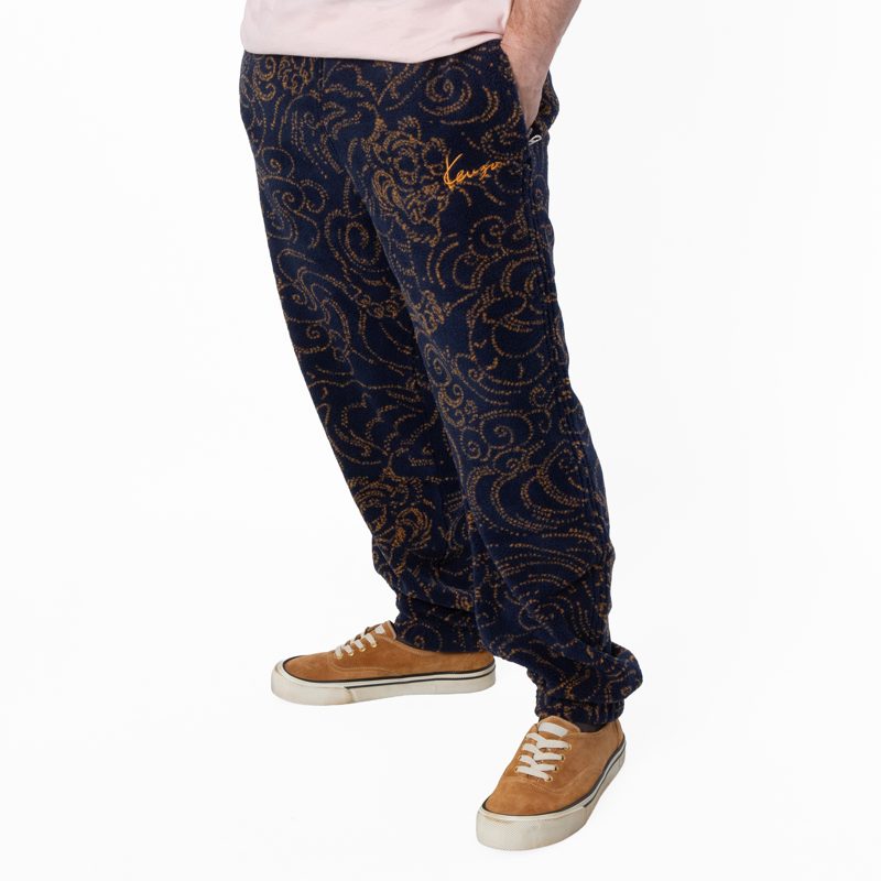 Mens Star Tiger Embroidered Jogger Pants