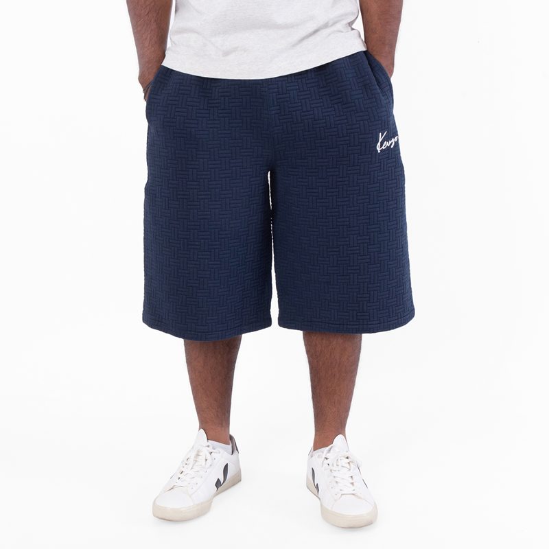 Logo Embroidered Oversized Shorts
