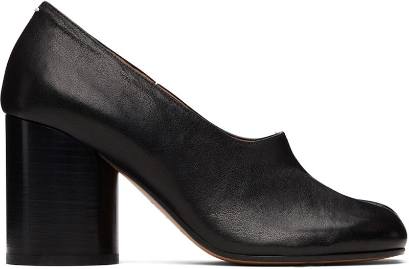 Black Tabi Decollete Heels 261168F122017