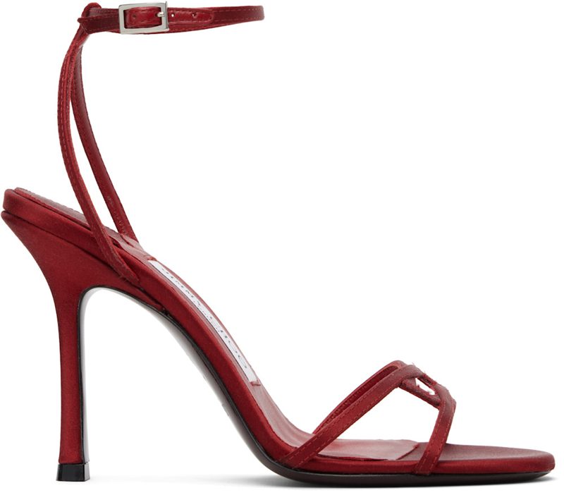 Red 1998 Leo 100 Heeled Sandals 261528F125004