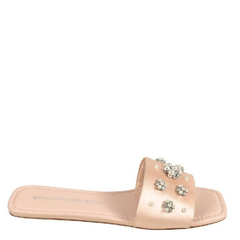 Stuart Weitzman Poppy Flat Slides