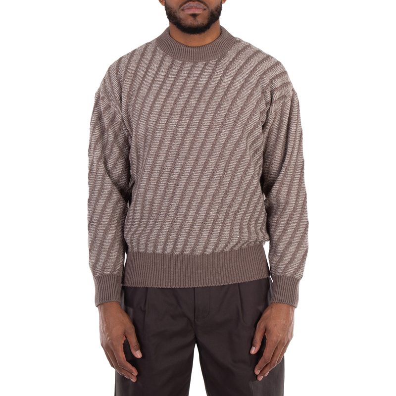 Emporio Armani Crew-Neck Jacquard Sweater