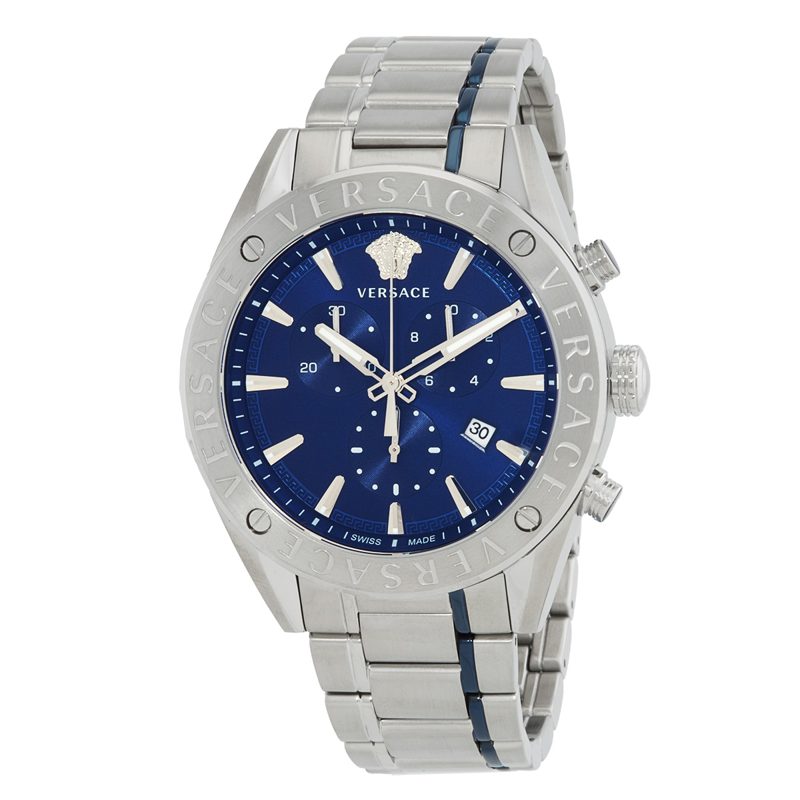 V-Chrono Chronograph Quartz Blue Dial Mens Watch VEHB00519
