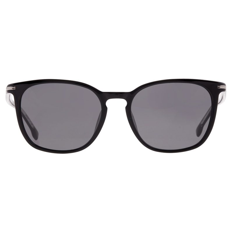 Hugo [보스] Polarized Grey Square Mens Sunglasses [보스] 1668 / F / SK 0807 / M9 56_Black