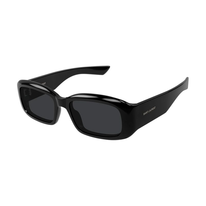 Black Rectangular Unisex Sunglasses SL 809 001 55
