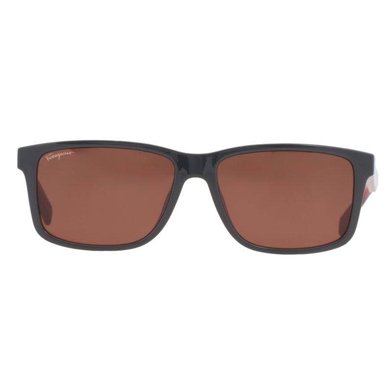 Salvatore Brown Rectangular Mens Sunglasses SF938S 023 57