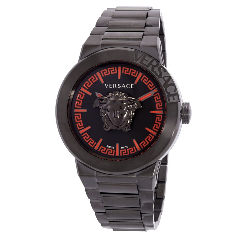 Medusa Infinite Quartz Gunmetal Dial Mens Watch VE7E00723