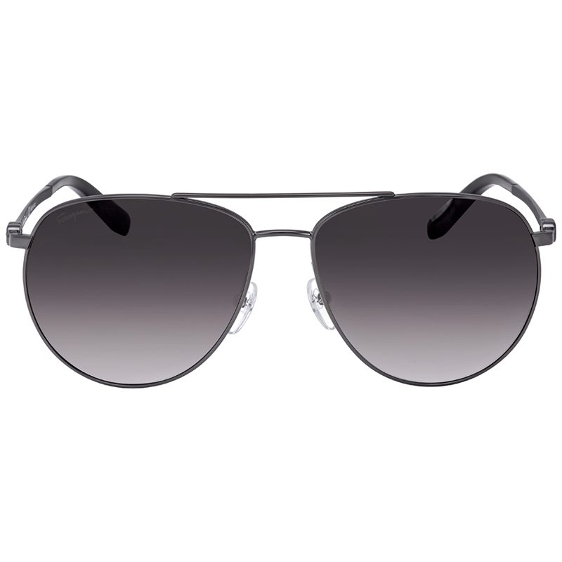Salvatore Dark Grey Gradient Pilot Unisex Sunglasses SF157S 069 60