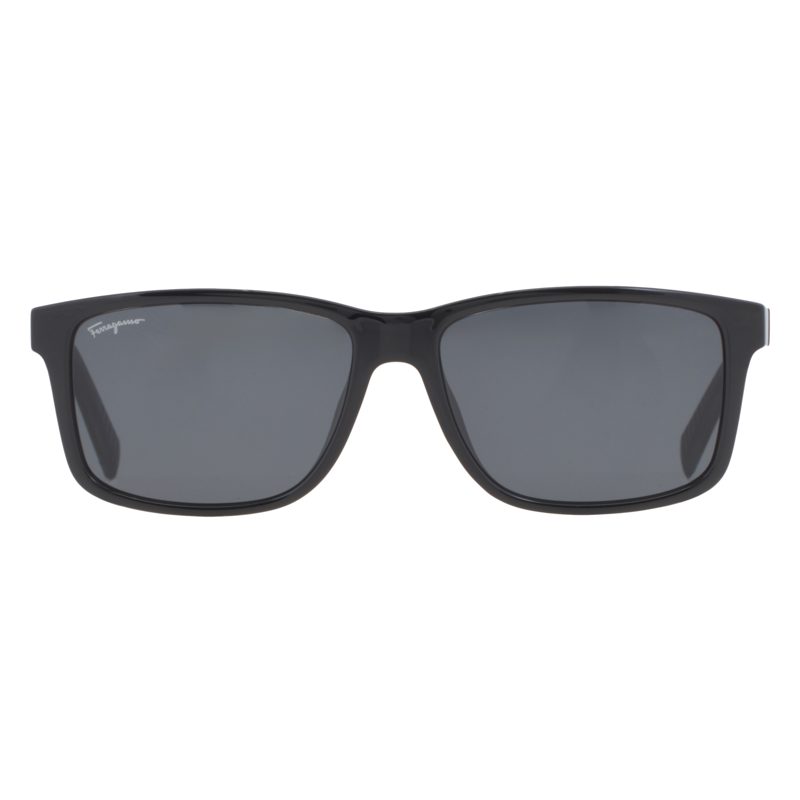 Salvatore Dark Grey Rectangular Mens Sunglasses SF938S 962 57