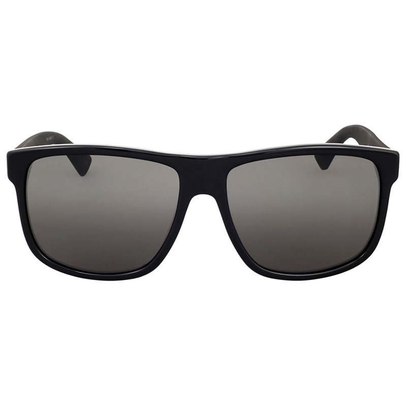 Grey Square Mens Sunglasses GG0010S 001 58