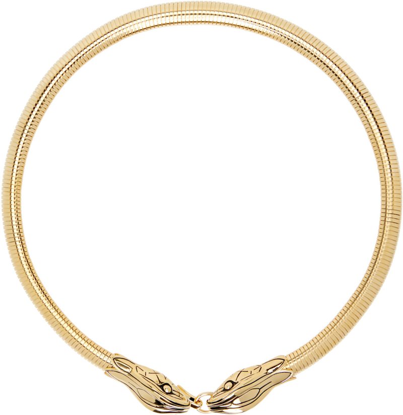 Gold The Chloe Snake Belt 261338F001002