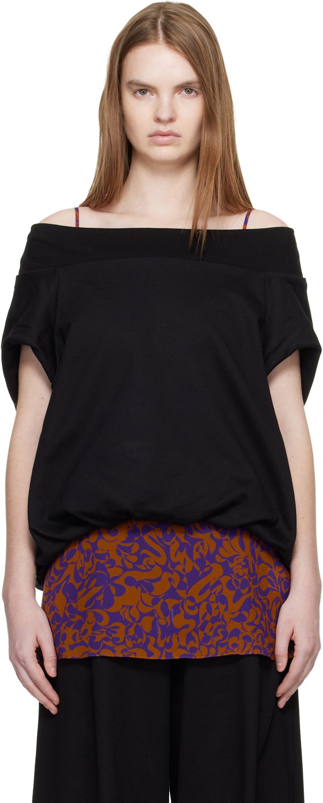 Black Cocoon Sweatshirt 261358F098000