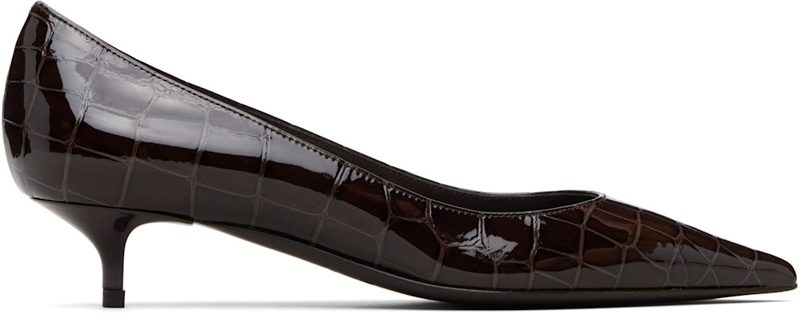 Brown Amelia Heels 261528F122062