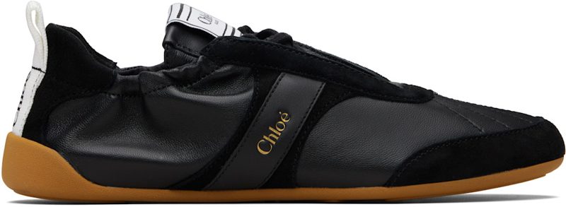 Black Chloe Kick Sneakers 261338F128003