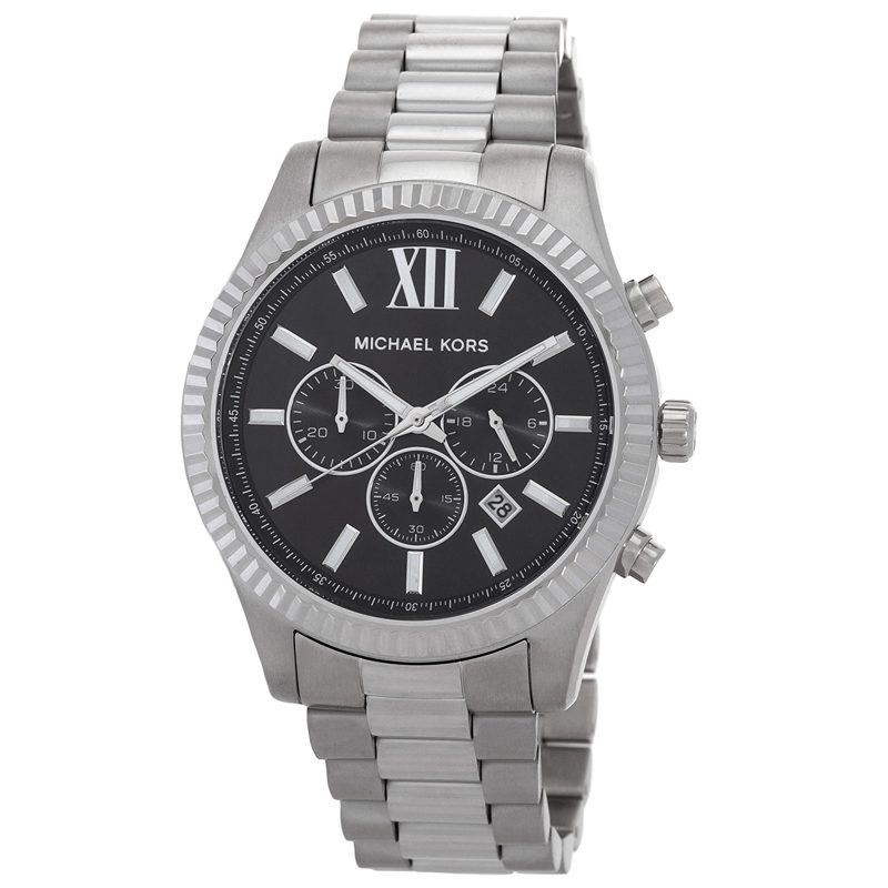 Michael Kors Lexington Chronograph Quartz Watch and Card Case Gift Set MK1091SET