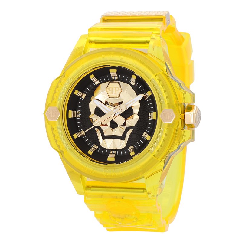 Philipp Plein The Skull Quartz Black Dial Mens Watch PWWAA0123
