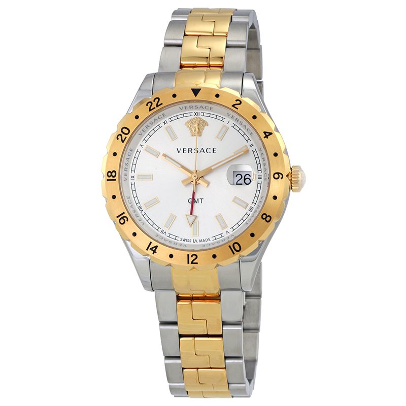 Hellenyium GMT Silver Dial Mens Watch V1103 0015