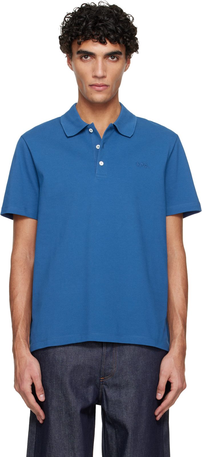 Blue Standard Polo 261252M212004