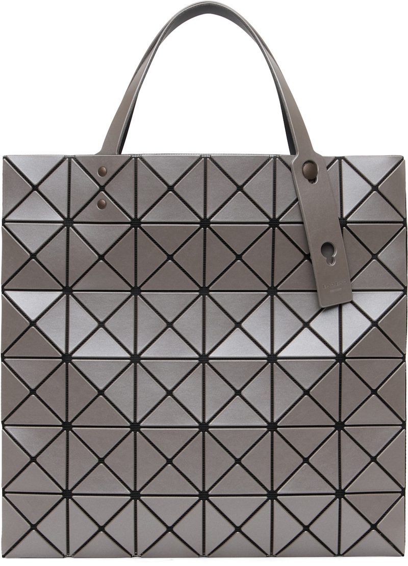 Brown Lucent Metallic Tote 261730F049000