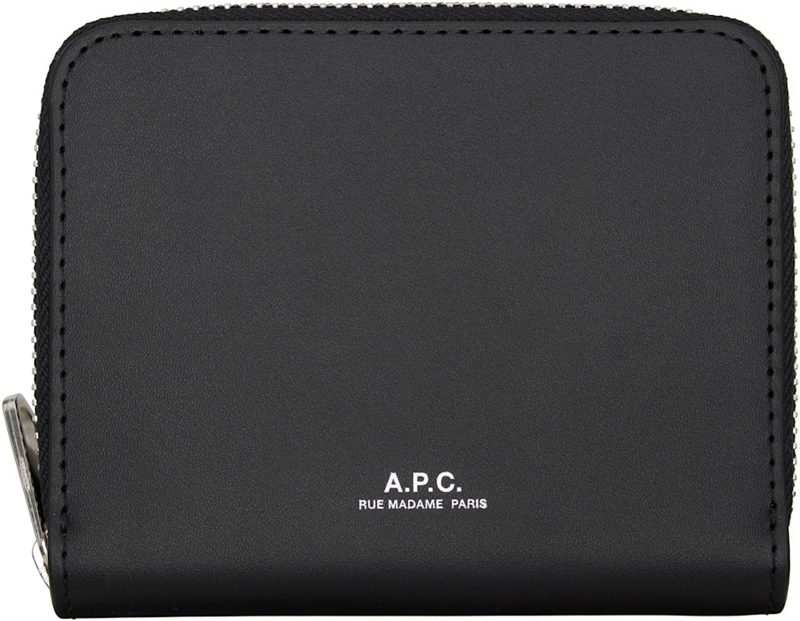 Black Chelsea Zip Wallet 261252M164007