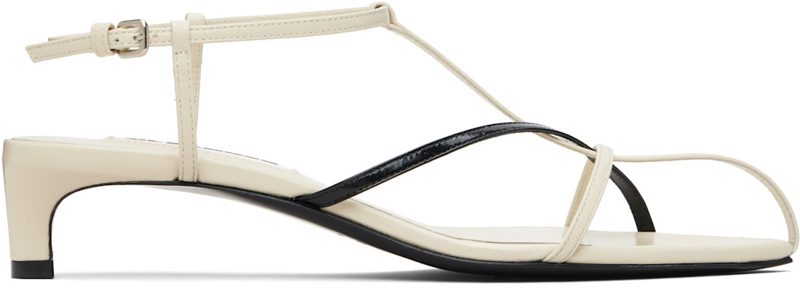 오프화이트 Cage Low Heeled Sandals 261249F125001
