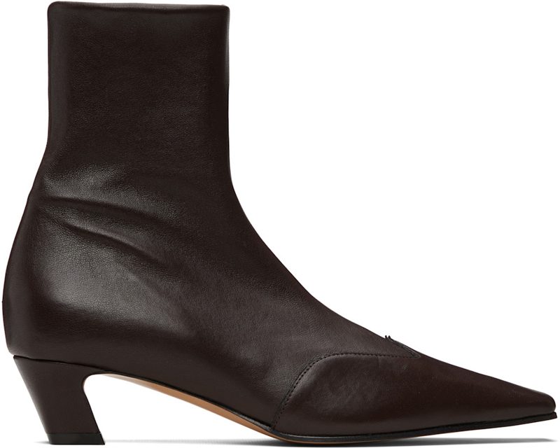 Brown Nevada Stretch Low Boots 261914F113003