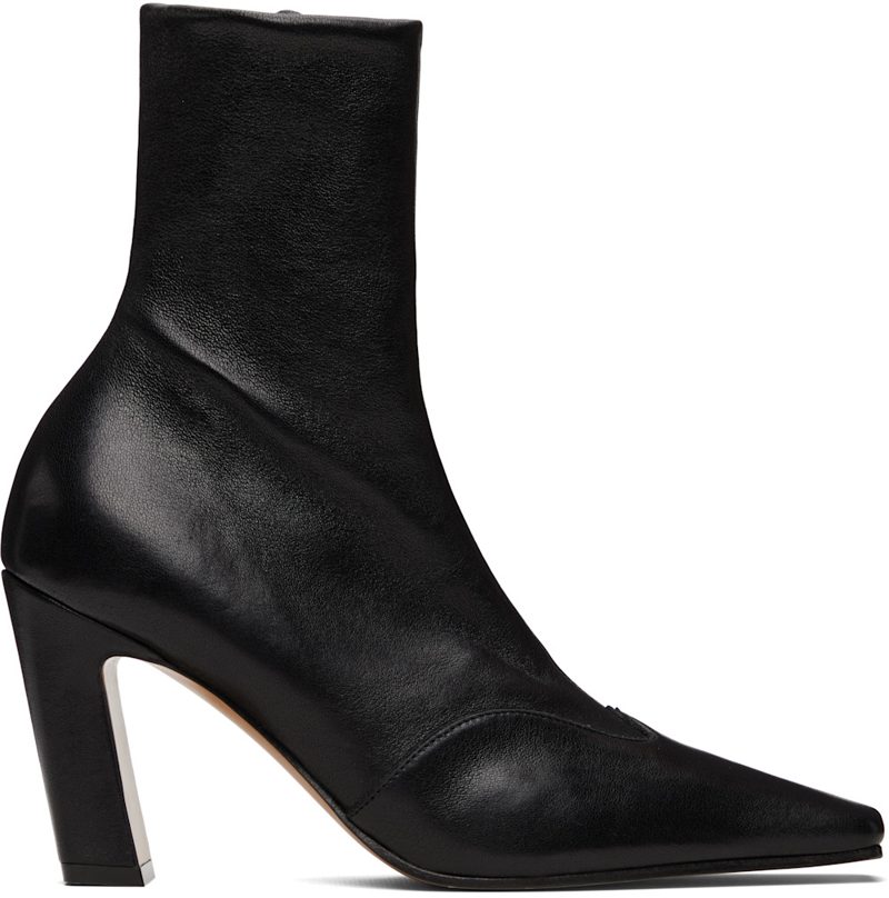Black Nevada Stretch High Boots 261914F113001