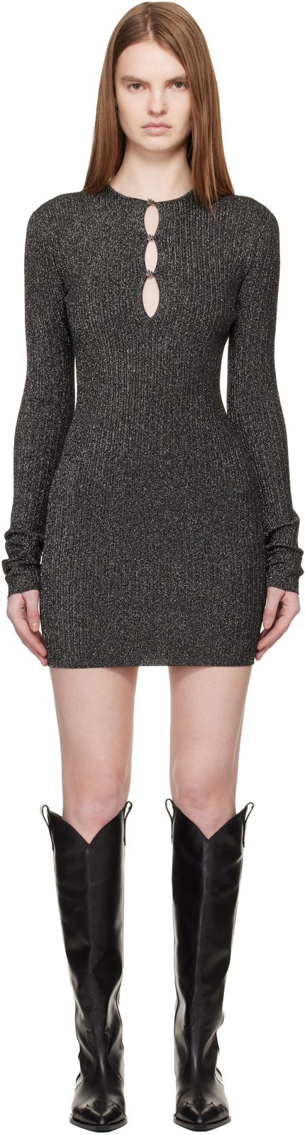 Gray MA Hardware Minidress 261886F052001