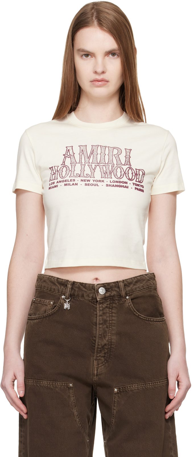 아미리 Hollywood Baby T-shirt 261886F110010