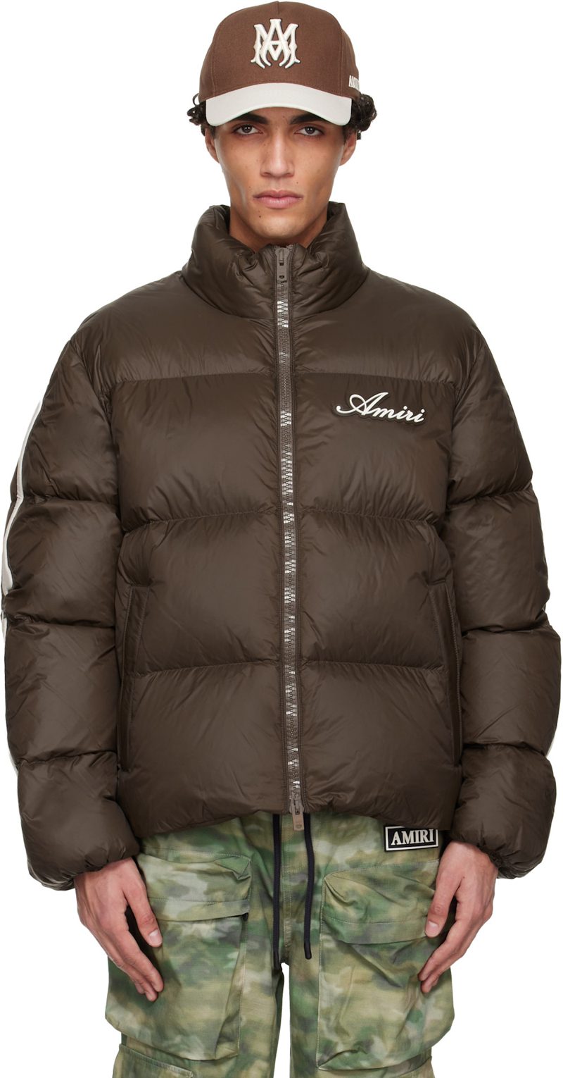 Brown Bones Down Jacket 261886M178002