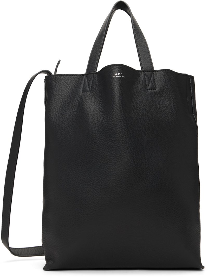 Black Maiko Medium Shopping Tote 261252M172050